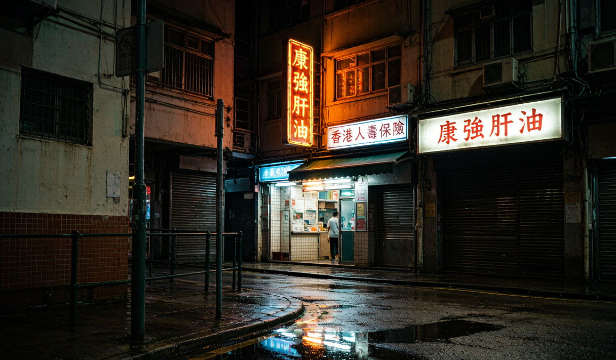 香港霓虹街头