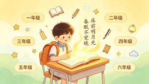 📚 小学语文全套视频课：297节古诗文+课文+作文+文学史，一套搞定六年语文！